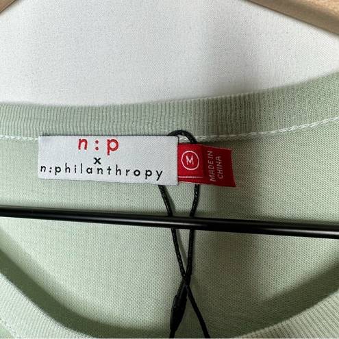 n:philanthropy  Short Sleeve Shirt Sage NWT in Medium