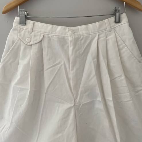 Cabin creek Vintage  High Waisted White Mom Shorts