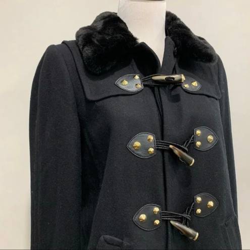 Juicy Couture Wool Toggle Winter Jacket