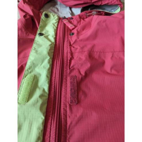 L.L.Bean  Magenta Jacket Athletic Women's Large Long Sleeve Zip Up Hooded