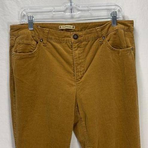 Ruff Hewn Skinny High Rise Corduroy Caramel Pants Size 14