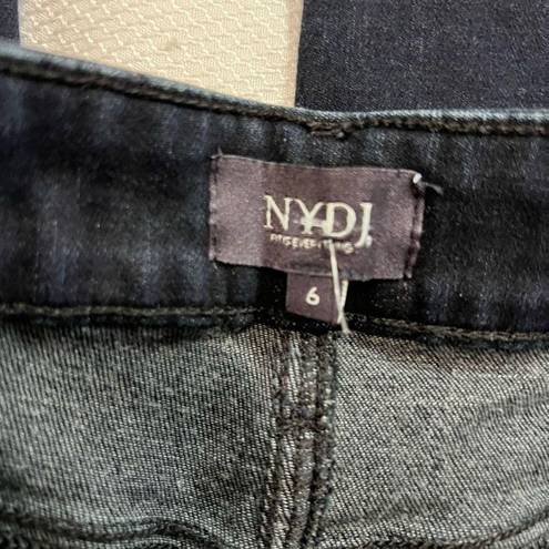 NYDJ  Marilyn Straight Lift Tuck Dark Wash Jeans Sz 6 Women’s