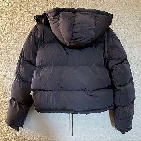 Good American NWT  Puffer Jacket Navy Blue Size XS