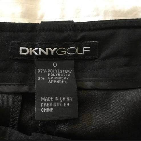 DKNY Womens  Black Golf Shorts