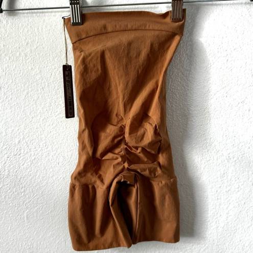 SKIMS NEW  Everyday Sculpt High Waist Above The Knee Shorts Womens S Ochre