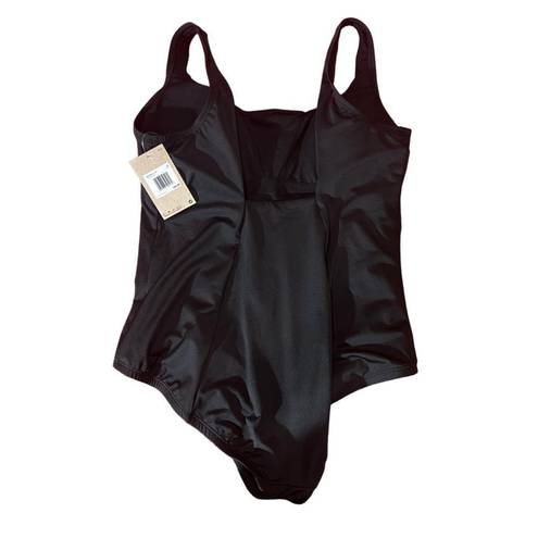 Nike NWT  Essential U-Back Black One Piece Size 1X