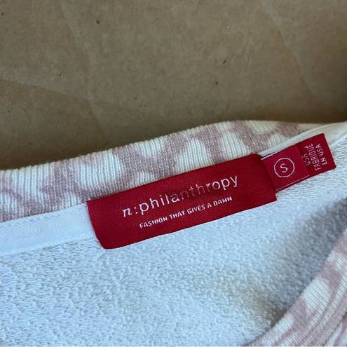 n:philanthropy  Vinn Printed Distressed Sweatshirt