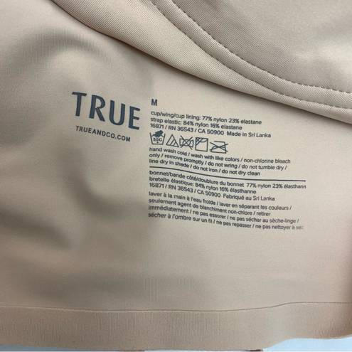 Krass&co True & . True Body Lift Triangle Adjustable Strap Bra: Desert Nude Tan