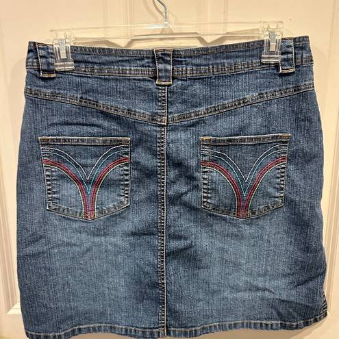 Carolina Blues  Vintage Blue Denim Jean Skirt women’s size 14