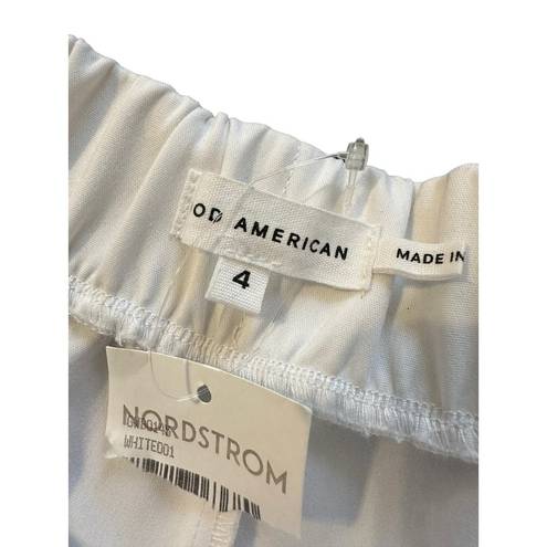 Good American  White Pull On Shorts Old Money Size M, NWT