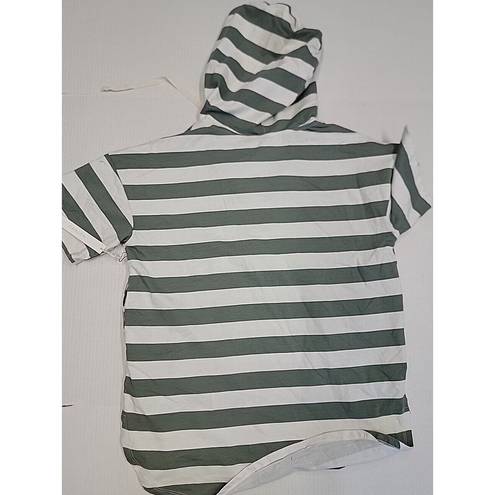 Caslon  Casual Pullover Hoodie Striped Size M B9