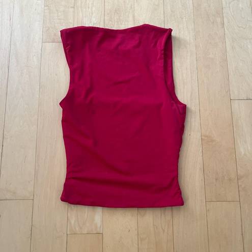 Princess Polly Zoe red tank SIZE 2