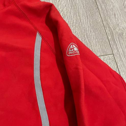 Nike  ACG Red Zip Up Winter Jacket