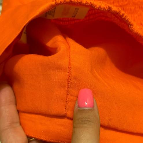 Jason Wu Orange Cropped Tank Top size XS