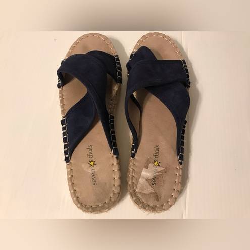 Seven Dials  espadrille slide on sandals size 9 1/2 M