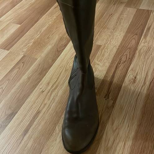 Ralph Lauren dark brown riding boots