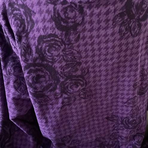 Coldwater Creek  Soft Warm Purple V-Neck Sweater Size 1X (16W - 18W)