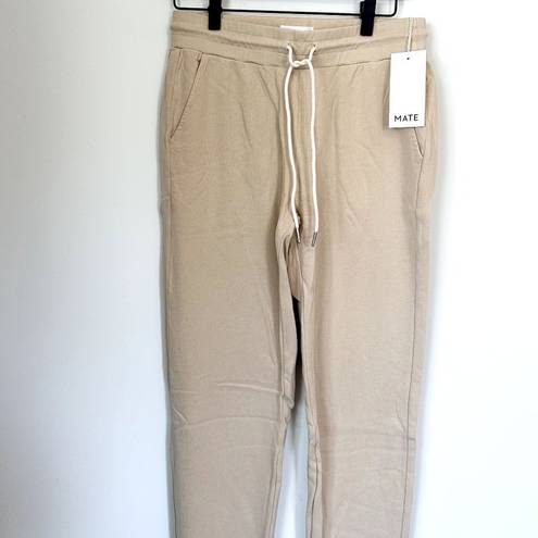 Mate the Label NWT  Cream Organic Terry Classic Jogger - M