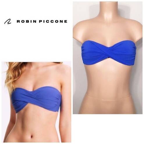 Robin Piccone  Bandeau bikini top.