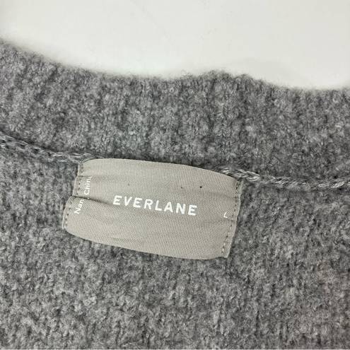 Everlane  | Gray Wool Blend V-Neck Sweater SHRUNKEN- Size S (See description)