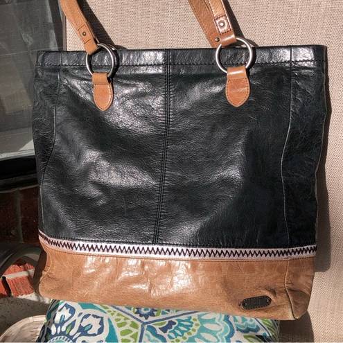 The Sak  leather tote purse bohemian