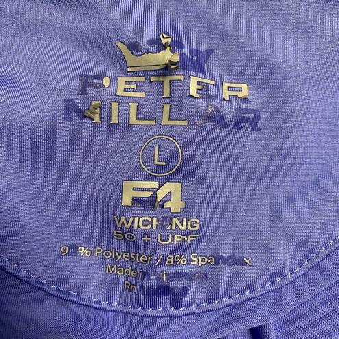 Peter Millar  E4 Wicking 50+ UPF Performance Golf Shirt Polo Women’s Size Large