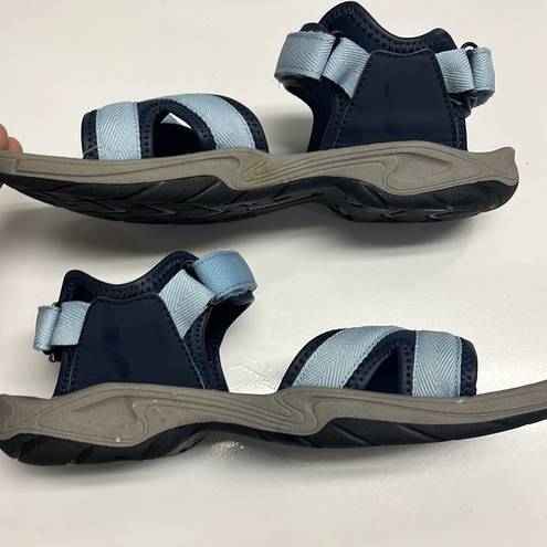 Khombu  Two Tone Blue Adjustable Women’s Outdoor Hiking All Terrain Sandals- 9.5