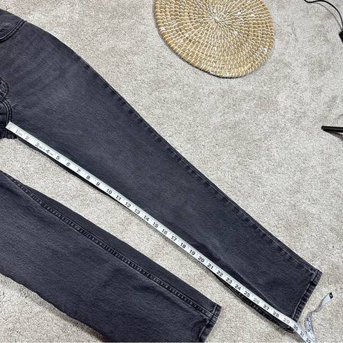 Abercrombie & Fitch  Curve Love Ultra High Rise 90s Straight Jean Black Size 23