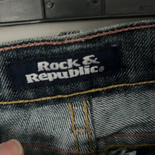 Rock & Republic  Women’s Low Rise Dark Denim jeans, size 27 ⬛️