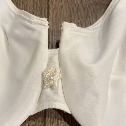 Oscar de la Renta NWOT  Vintage White Unlined Underwire Bra Size 36D