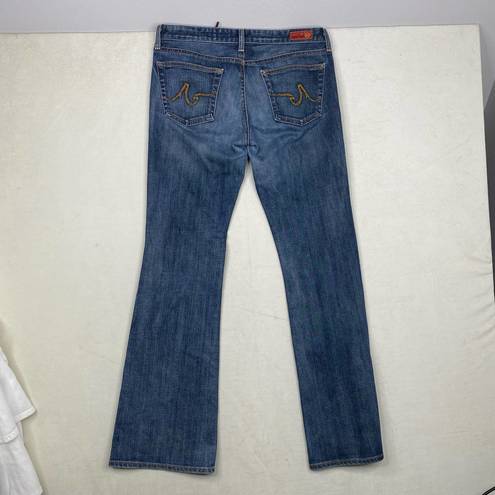 AG Adriano Goldschmied Women's  The Club Low Rise Flare Medium Was Jeans Size 30R