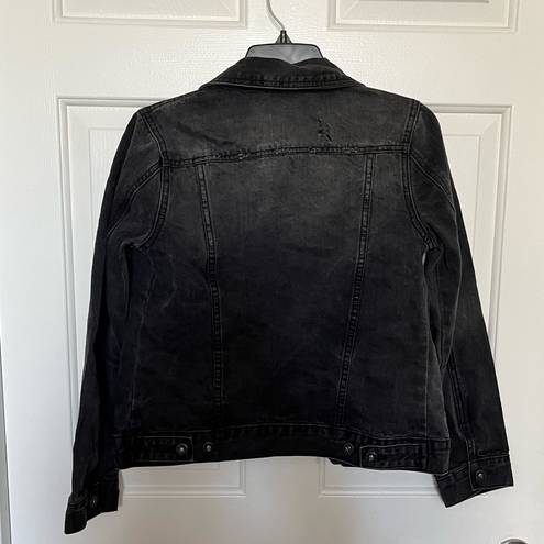 Wishlist Small Black Washed Denim Jacket WORN ONCE