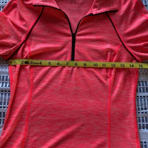 Z By Zella EUC  Pink/Coral Quarter Zip Workout Jacket, Size XS