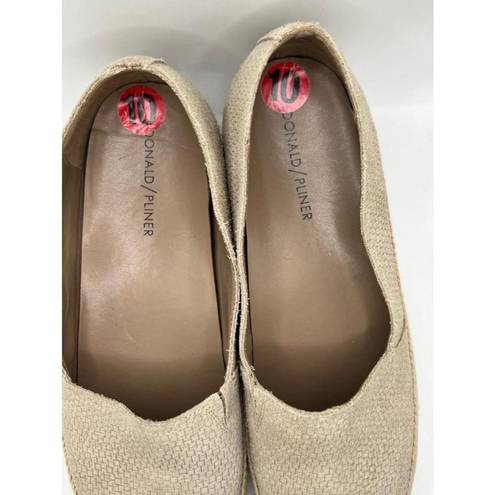 Donald Pliner  paryn Tan Slip-On espadrille Size 10M