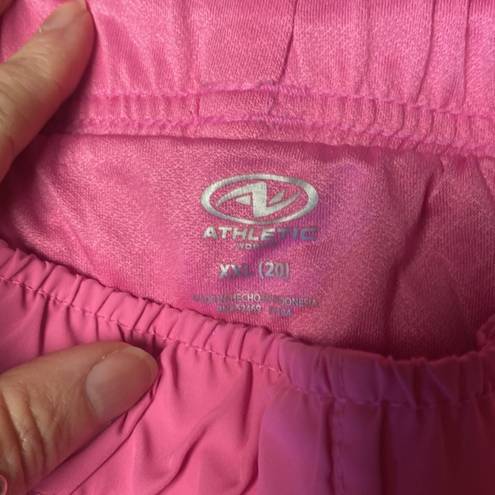 Athletic Works Solid pink athletic shorts size xxl (20)