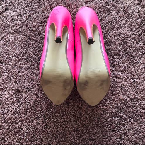 Liliana Barbie pink platform heels