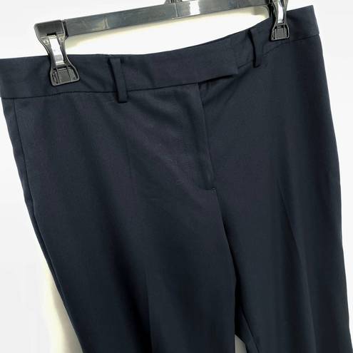 Brooks Brothers  346 Women's Caroline Fit Wool Gabardine Trousers Pants 6P Navy