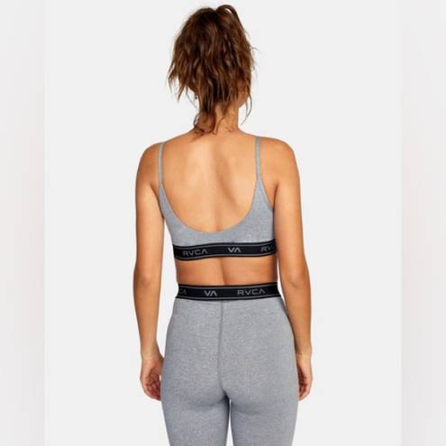 RVCA Base Bra Sports Bra Gray Size XL