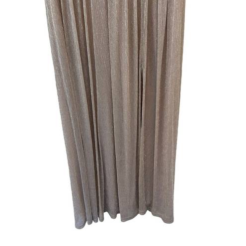 Oleg Cassini  Glitter Knit Tank A-Line Formal Bridesmaid Mother Of The Bride Gown