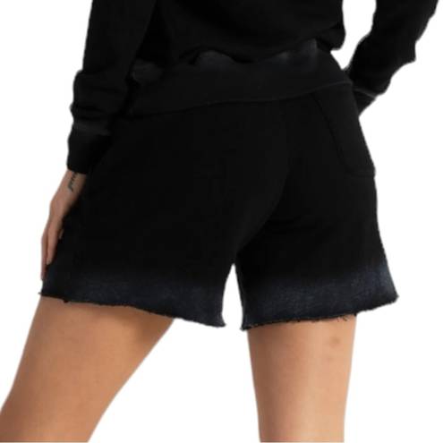 n:philanthropy NEW  small black distressed tie waist gradient coco shorts