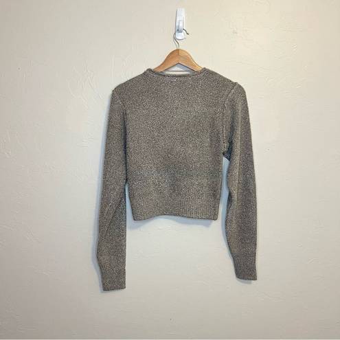 Free People NWT‎  Going for Gold Wrap Sweater in Gold