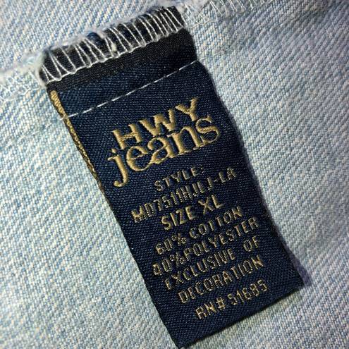 Highway Jeans  light wash denim vest