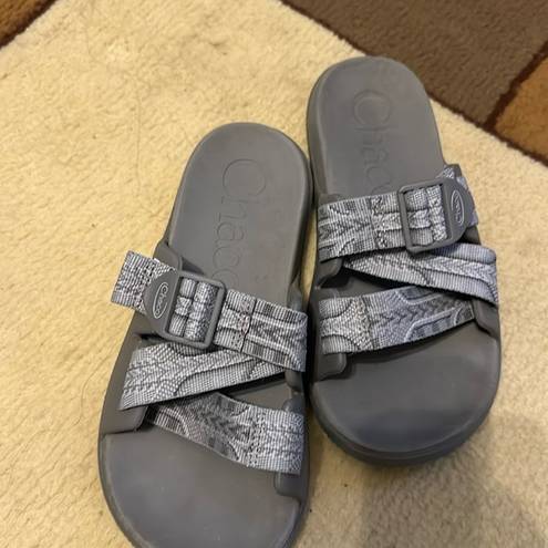 Chacos Chaco Chillos Slide Pierce Steeple Gray