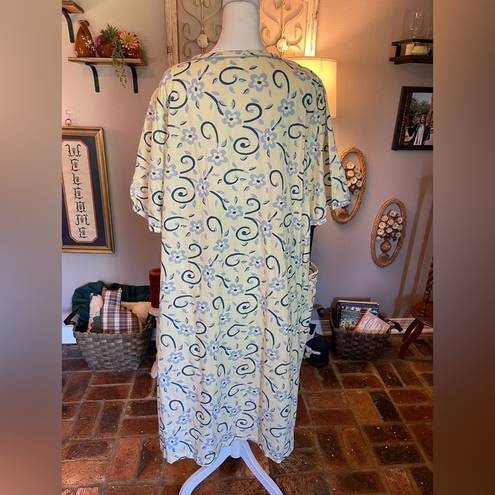 JC Penny Coffee Time  NWT vintage/Y2K snap front robe house dress with pocket.