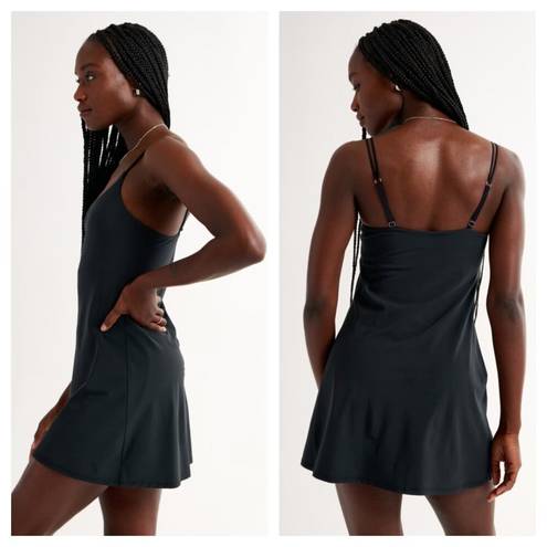 Abercrombie & Fitch  Traveler Active Mini Dress Built In Shorts Black Women’s M