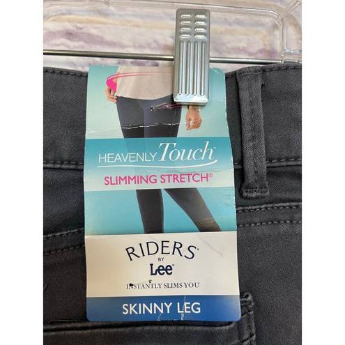 Lee  Riders Skinny Leg Slimming Stretch Jeans Grey Size 8P. NEW