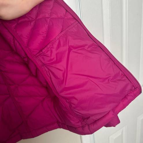 Champion Women's XL  C9 Venturedown Magenta Winter Puffer Coat Jacket Full Zip