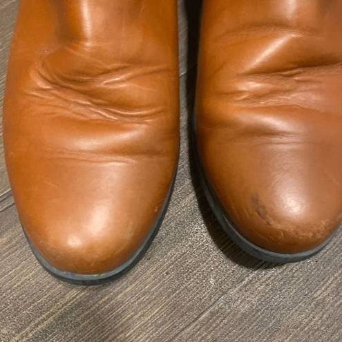 Ariat  tan leather western cowboycore 8.5 slip on ortho clogs