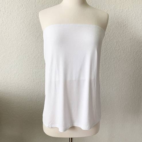 Universal Standard  White Foundation Bandeau Top