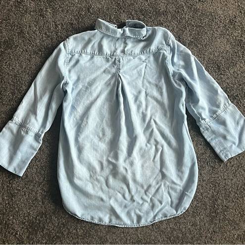 Chico's chico’s denim shirt size 1